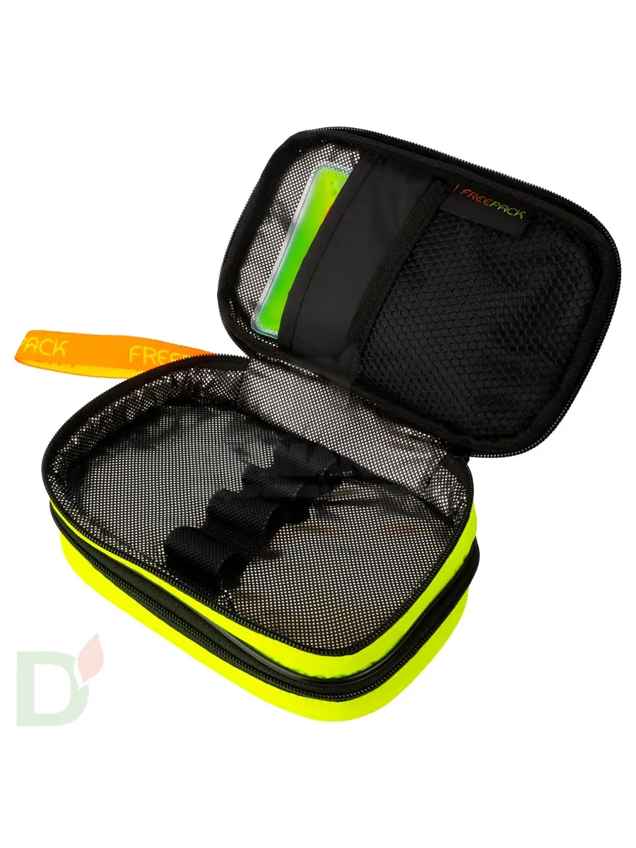 Термосумка (органайзер) FREEPACK д/4х ручек и средств самоконтроля лайм (с гелевым пакетом)