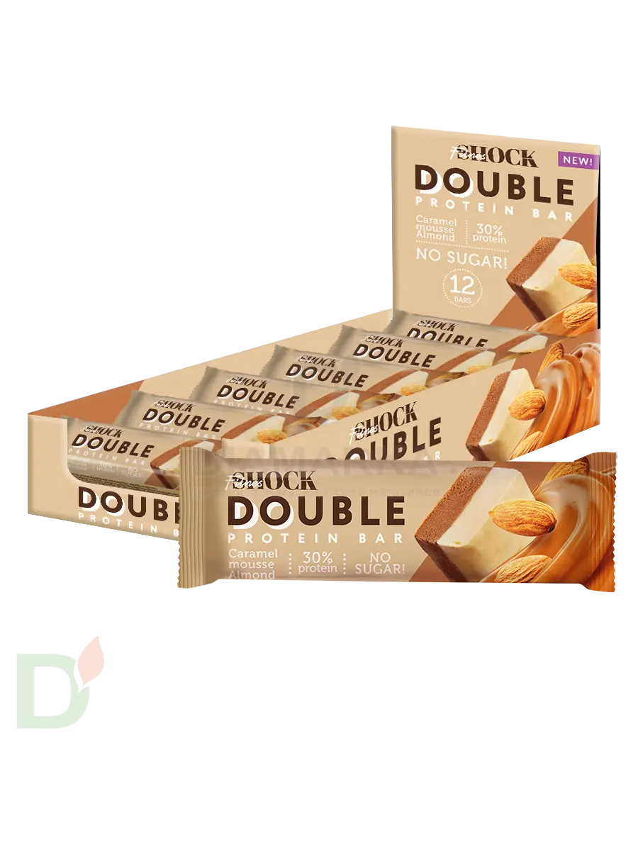 Батончик протеиновый FitnesShock Карамельный мусс с миндалем 40гр. в Перми