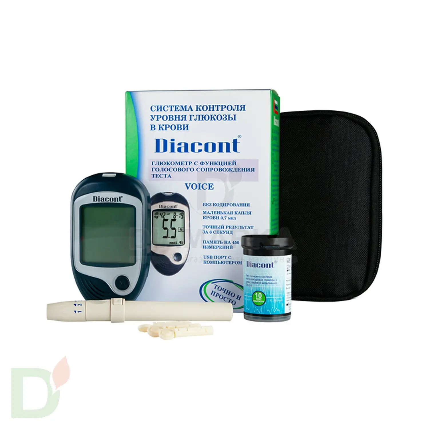 Глюкометр говорящий Diacont Voice в Перми