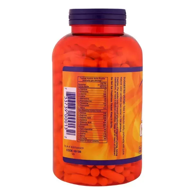 Витамины NOW Полный комплекс незаменимых аминокислот, 2,8 гр,120 шт в Перми