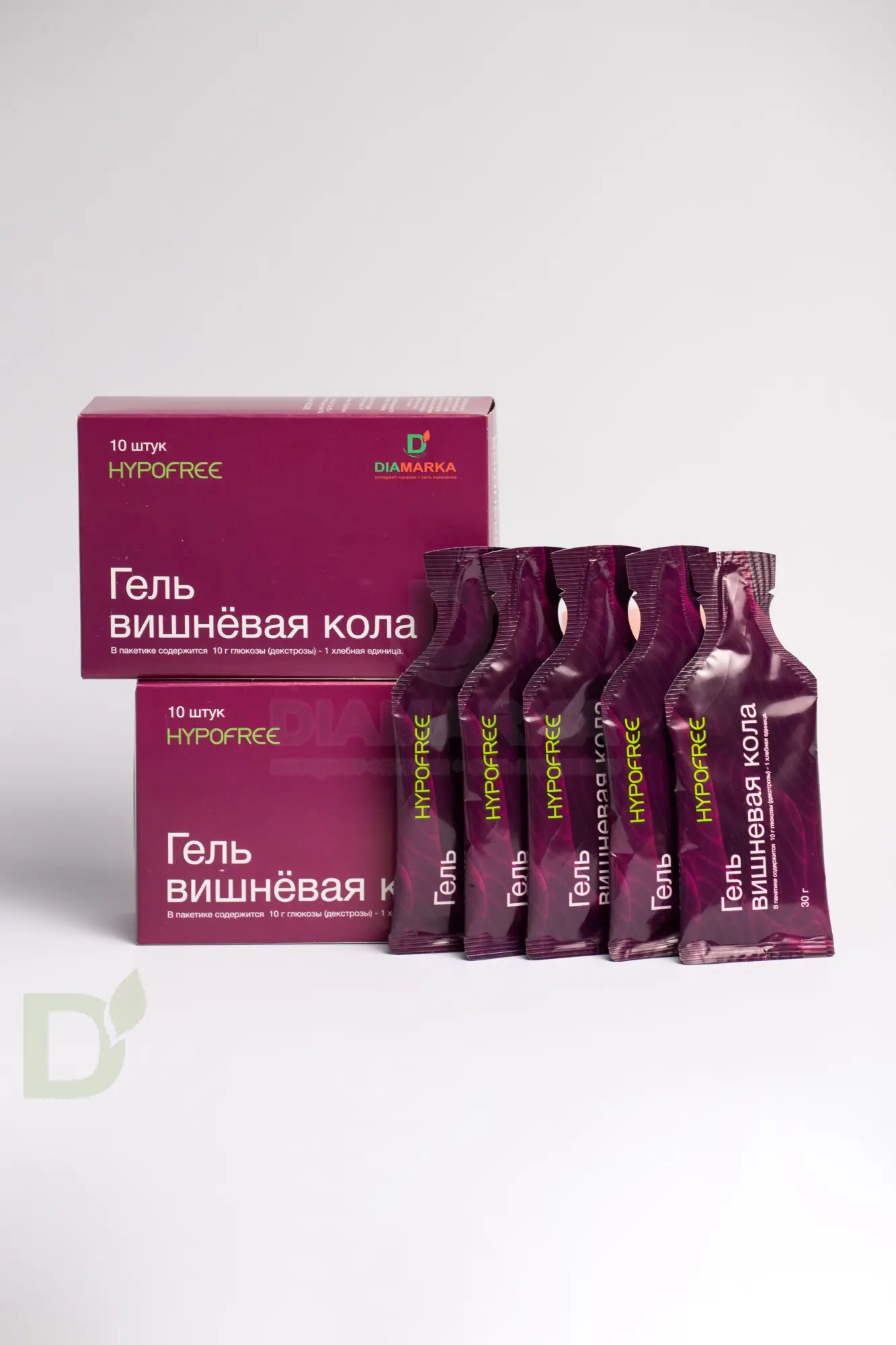 Гель HYPOFREE DIAMARKA 1ХЕ Вишневая Кола, мягкая упаковка, 30мл в Перми