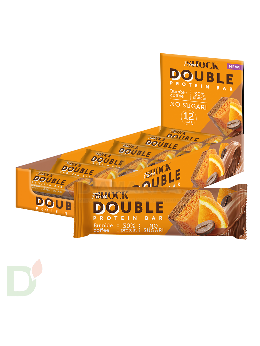 Батончик протеиновый FitnesShock Апельсиновый кофе 40гр. в Перми