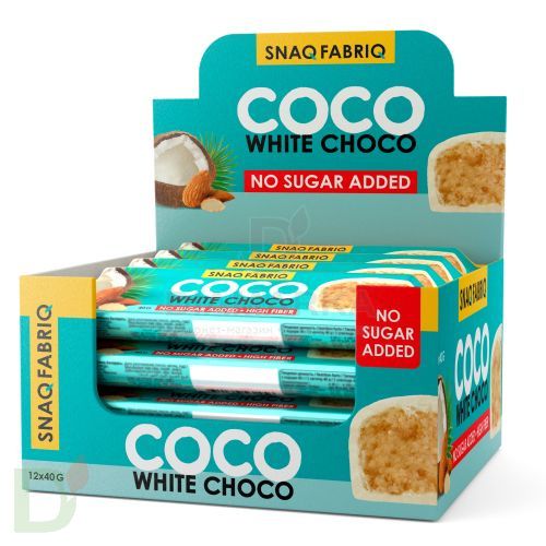 Батончик Snaq Fabriq глазированный Кокосово-миндальный десерт 40гр* в Перми