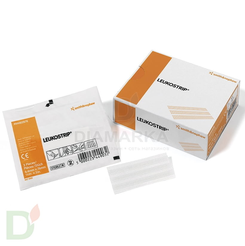 Повязка фиксирующая LEUKOSTRIP 4*38мм