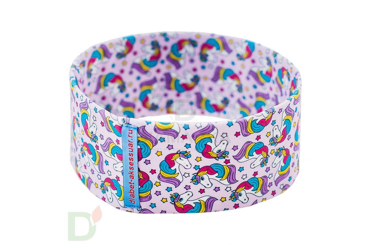 Пояс для ношения помпы на талии INSULA KIDS Единорожка