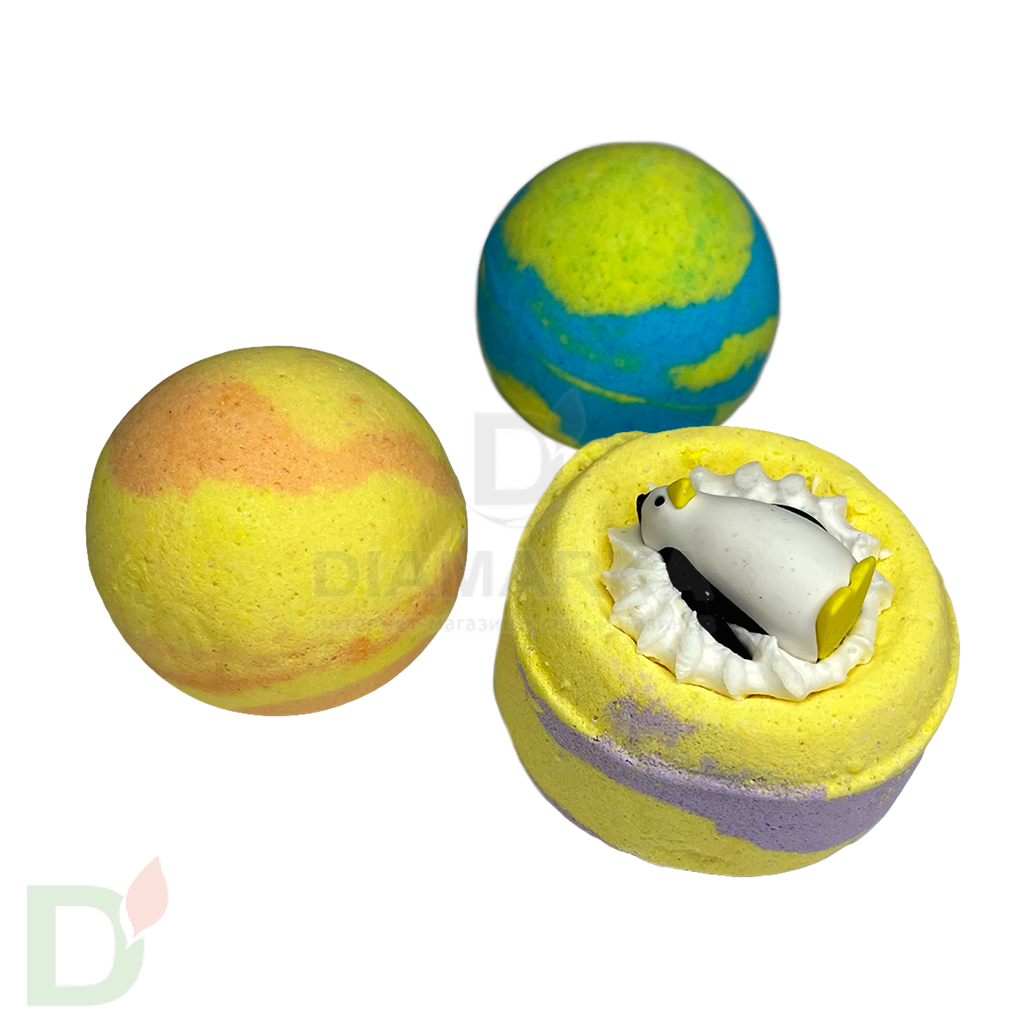 Бокс - Бомбочки для ванны детские (з шт в комплекте) в Перми