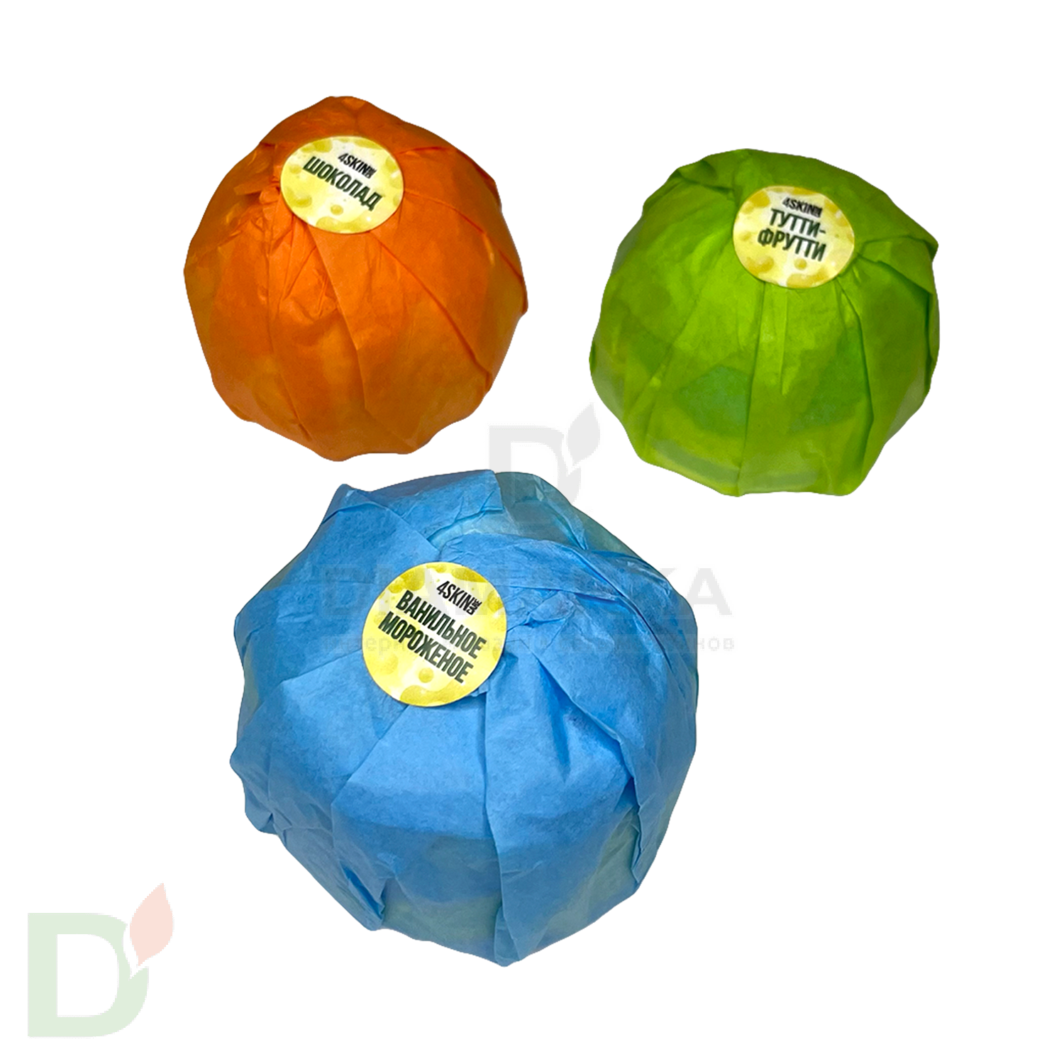 Бокс - Бомбочки для ванны детские (з шт в комплекте) в Перми