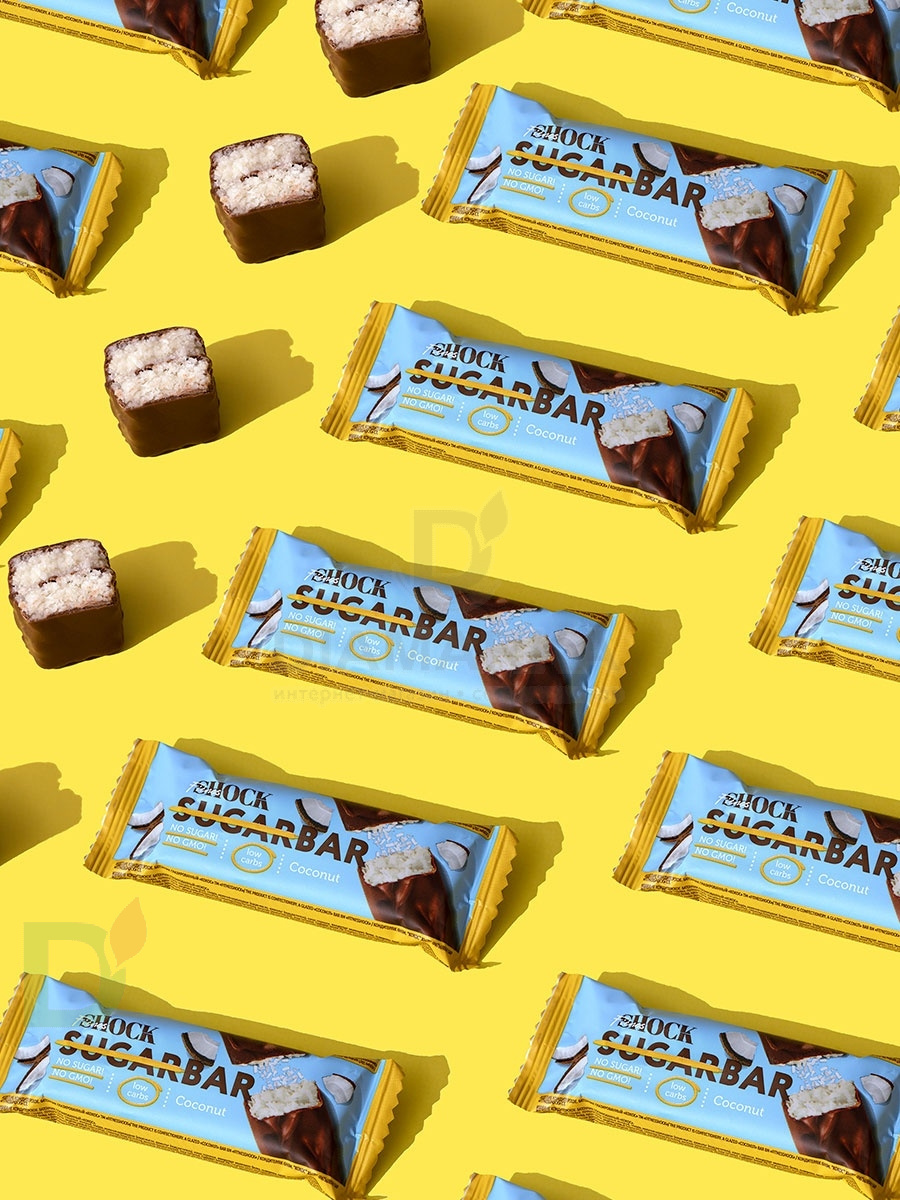 Батончик протеиновый FitnesShock Кокос 50гр. в Перми