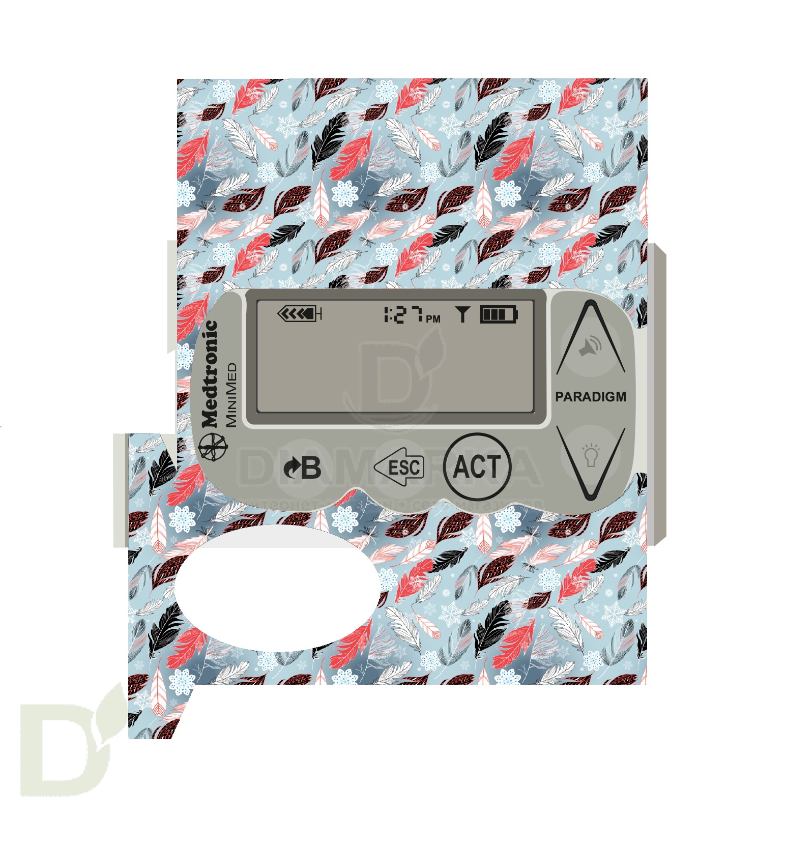 Наклейка на помпу Medtronic моделей 715, 722, 754