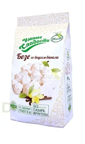 Безе без сахара Умные сладости Ваниль 70гр. в Перми