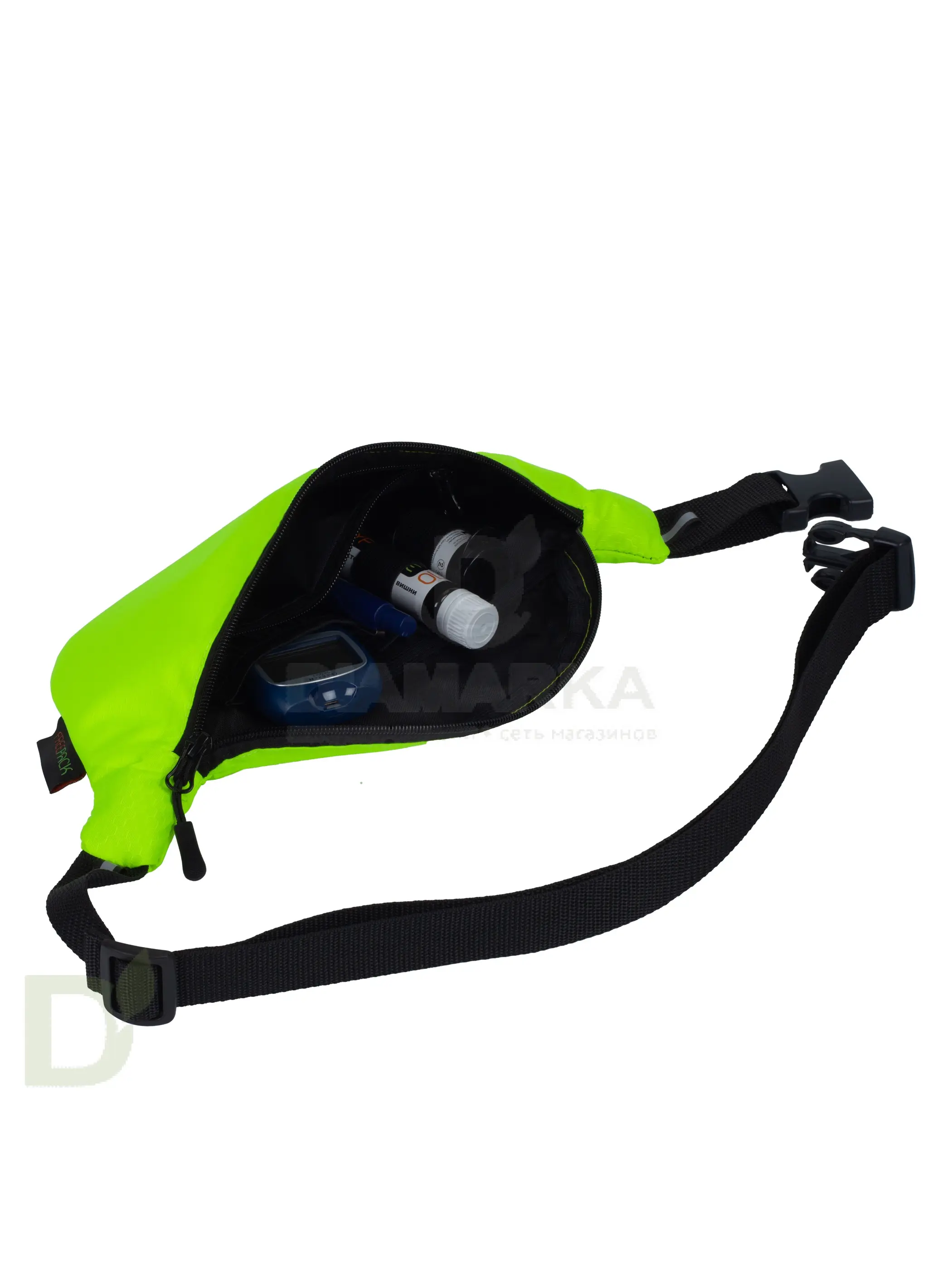 Сумка на пояс FREEPACK лайм