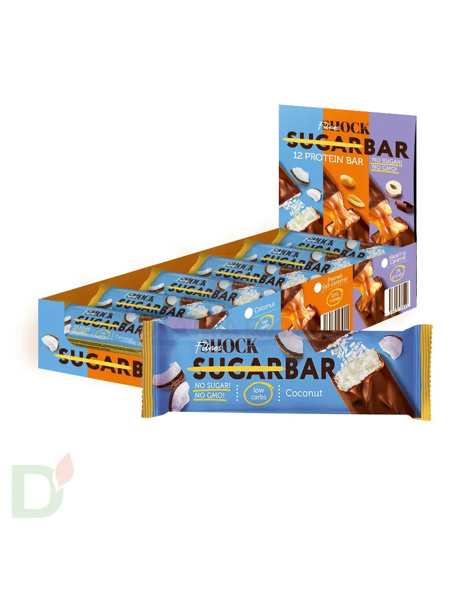 Батончик протеиновый FitnesShock Кокос 50гр. в Перми