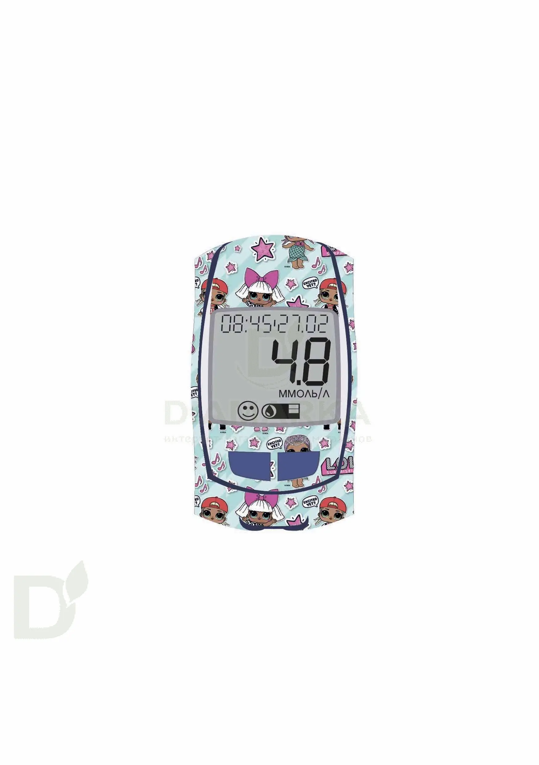 Наклейка на глюкометр Сателлит-Экспресс