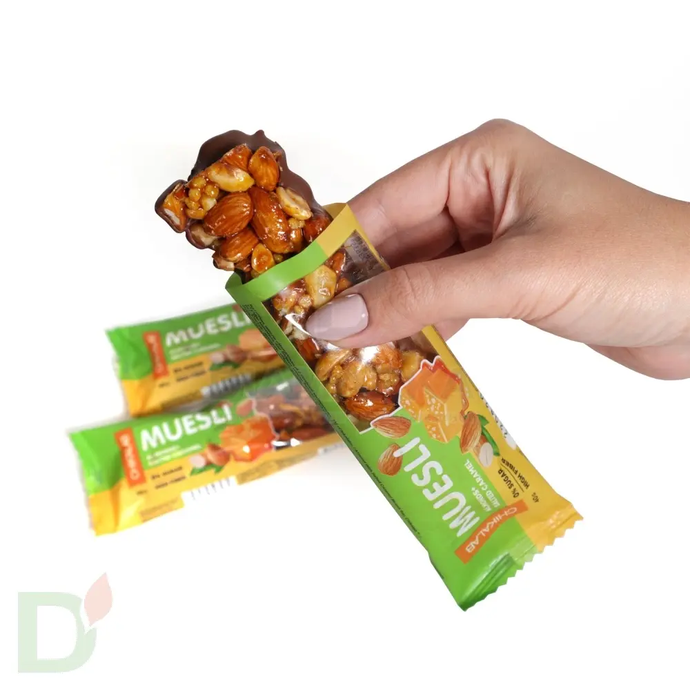 Батончик мюсли CHIKALAB миндальный с соленой карамелью 40 гр. в Перми