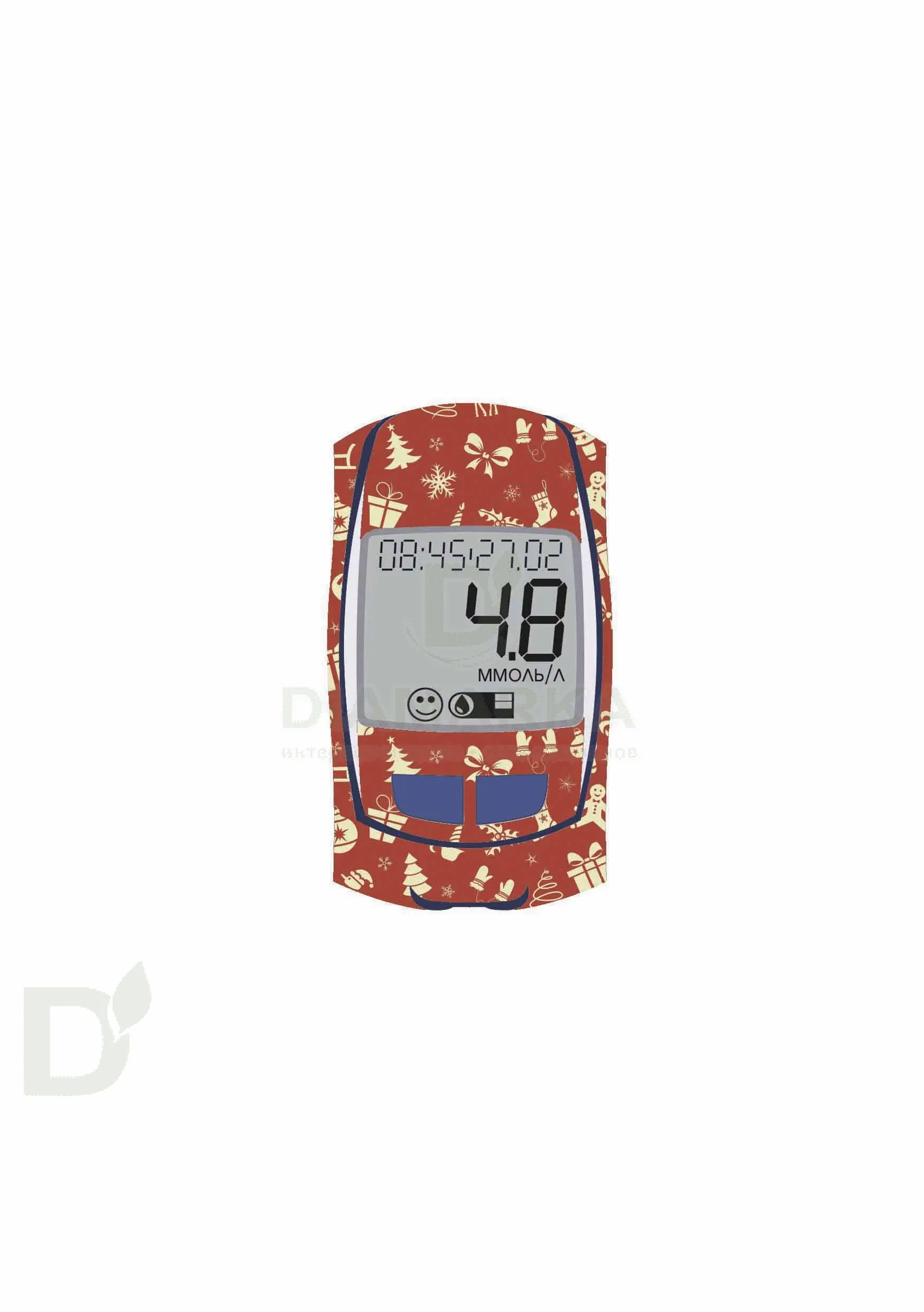 Наклейка на глюкометр Сателлит-Экспресс