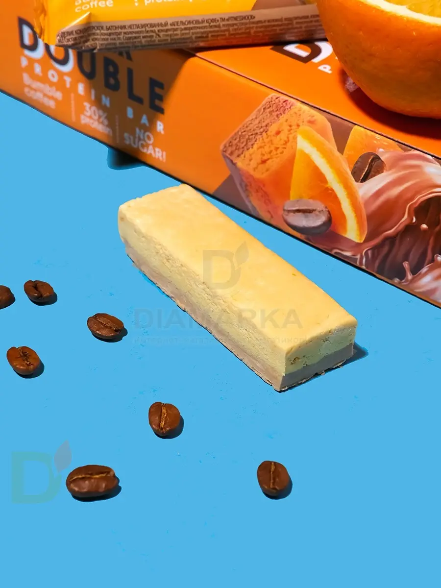 Батончик протеиновый FitnesShock Апельсиновый кофе 40гр. в Перми