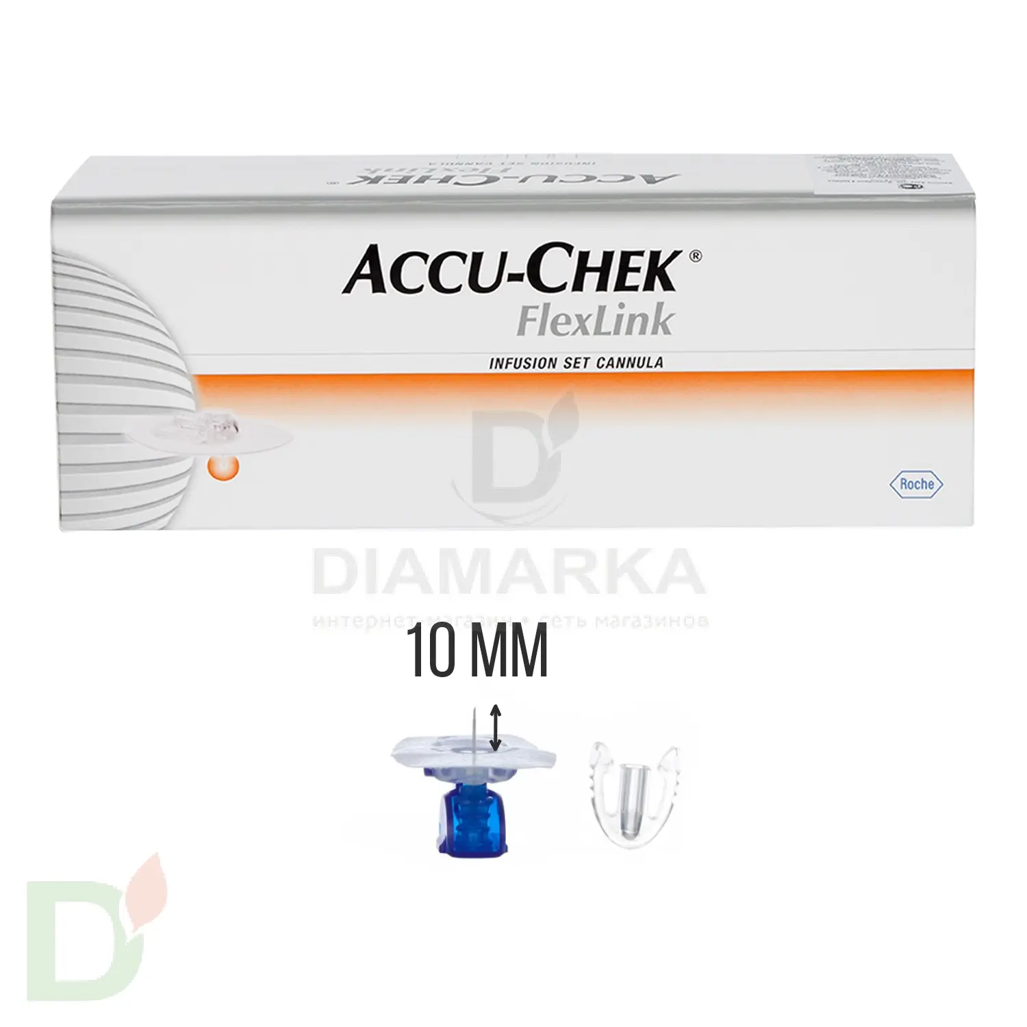 Акку-Чек Флекс-Линк, игла 10 мм (канюля), 1 шт.