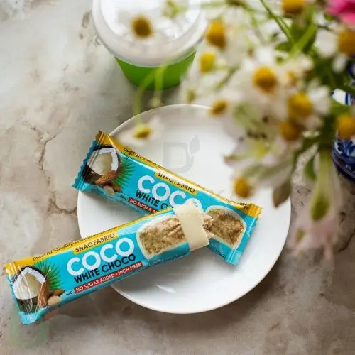 Батончик Snaq Fabriq глазированный Кокосово-миндальный десерт 40гр* в Перми